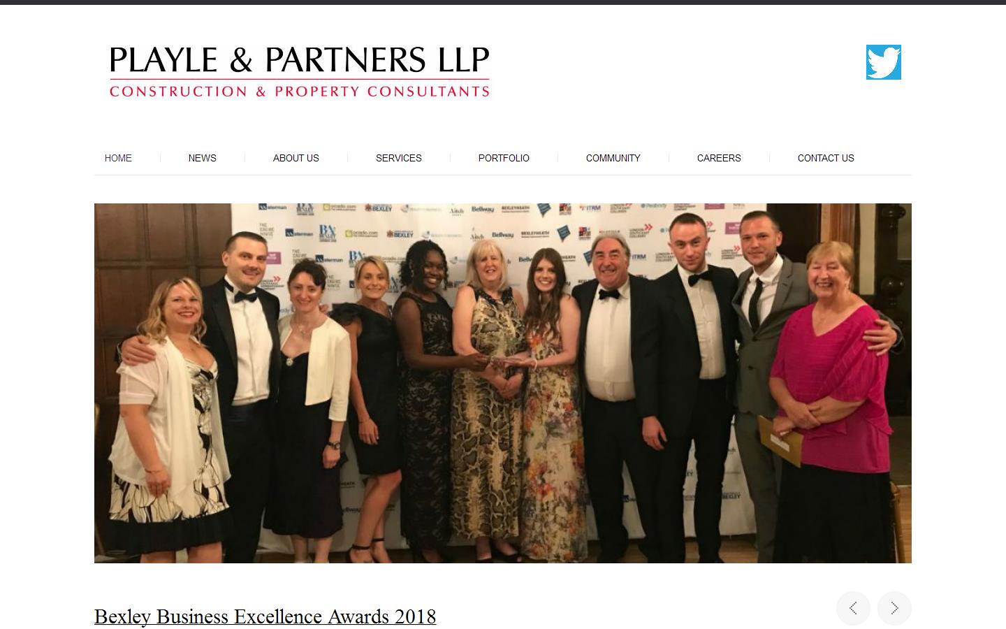 Playle & Partners Website