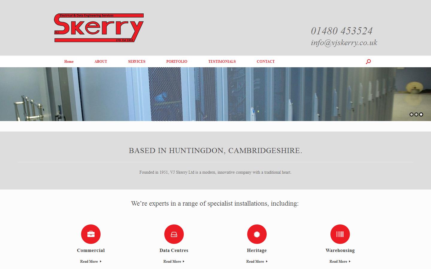 V J Skerry Ltd Website