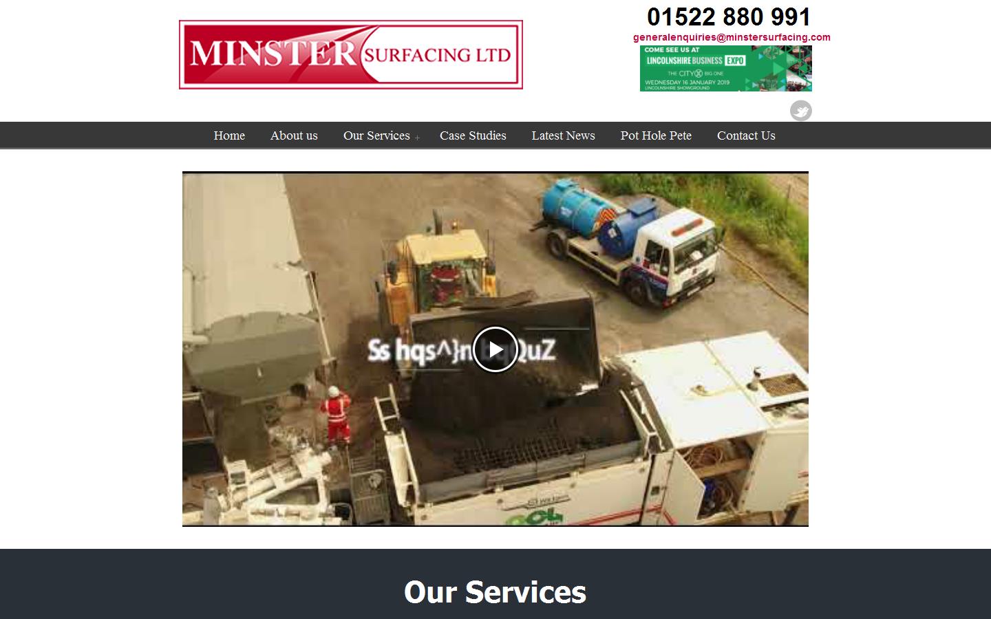 Minster Surfacing Ltd Website