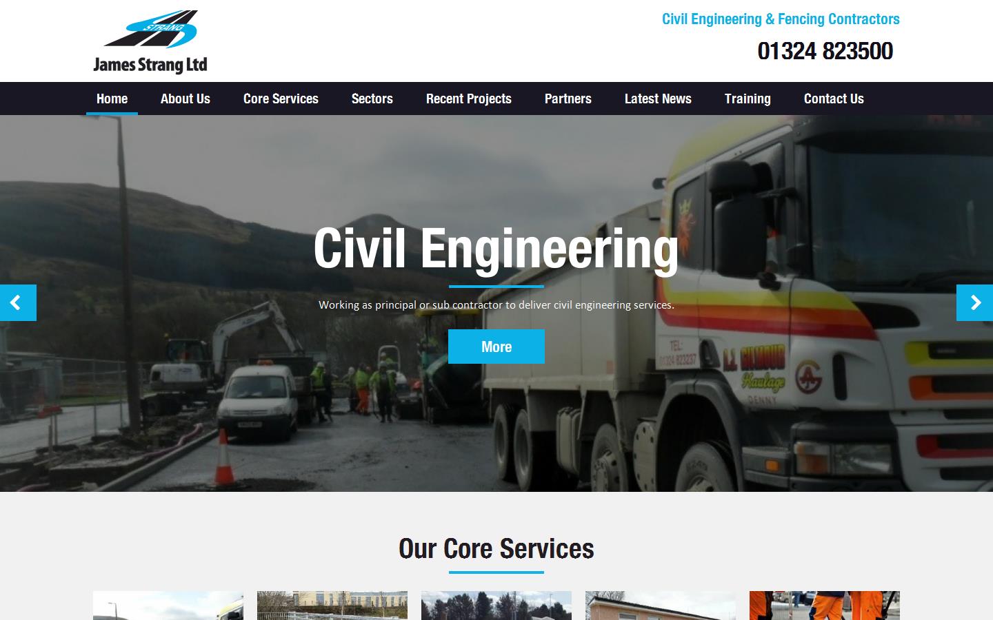 James Strang Ltd Website