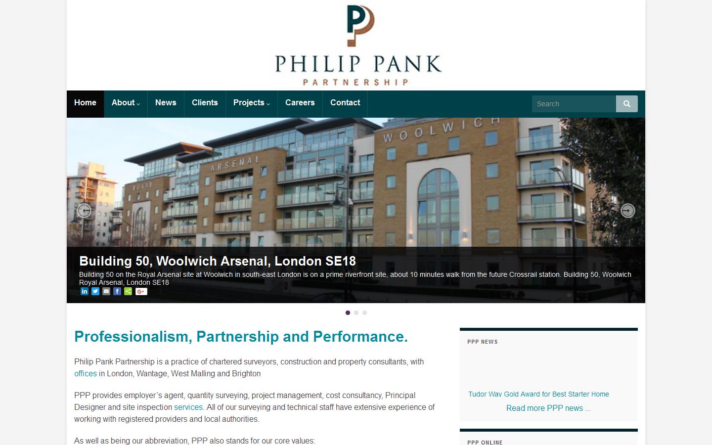 Philip Pank Partnership Website