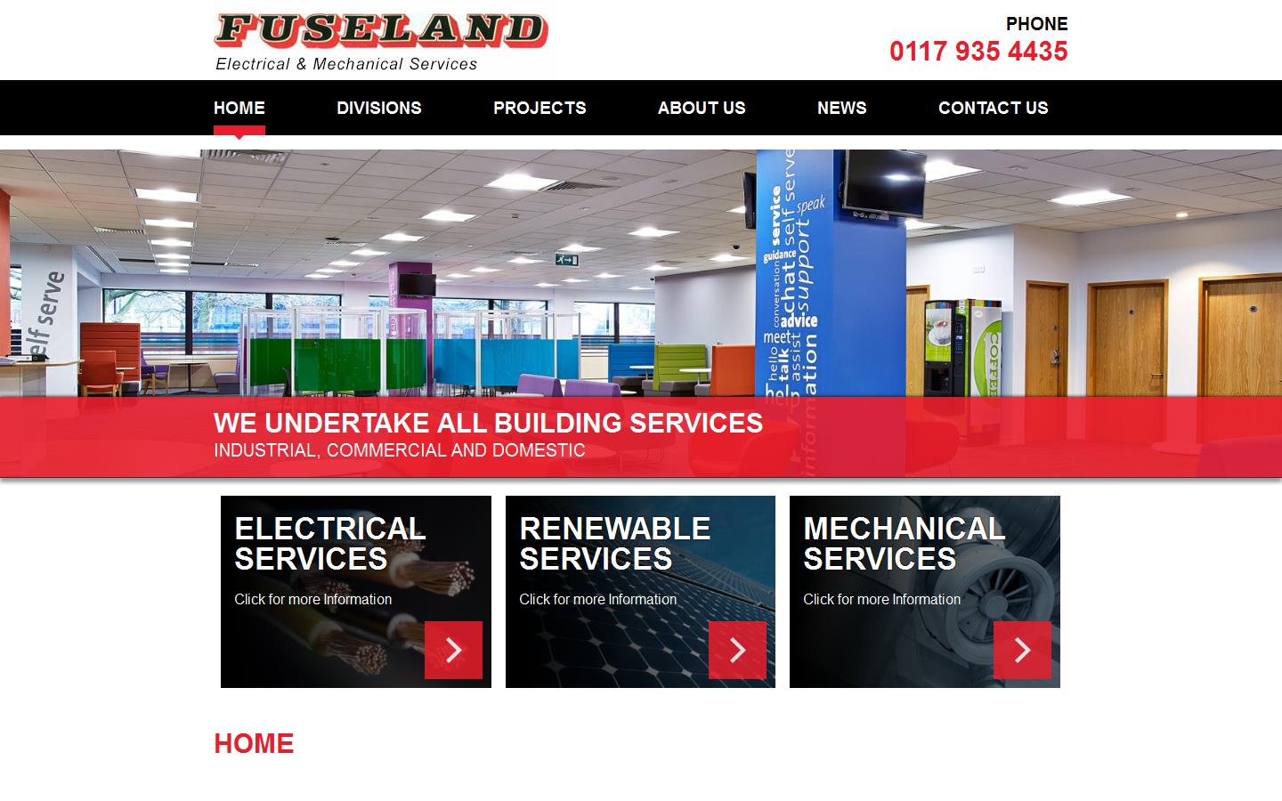 Fuseland Electrical Services Ltd Website