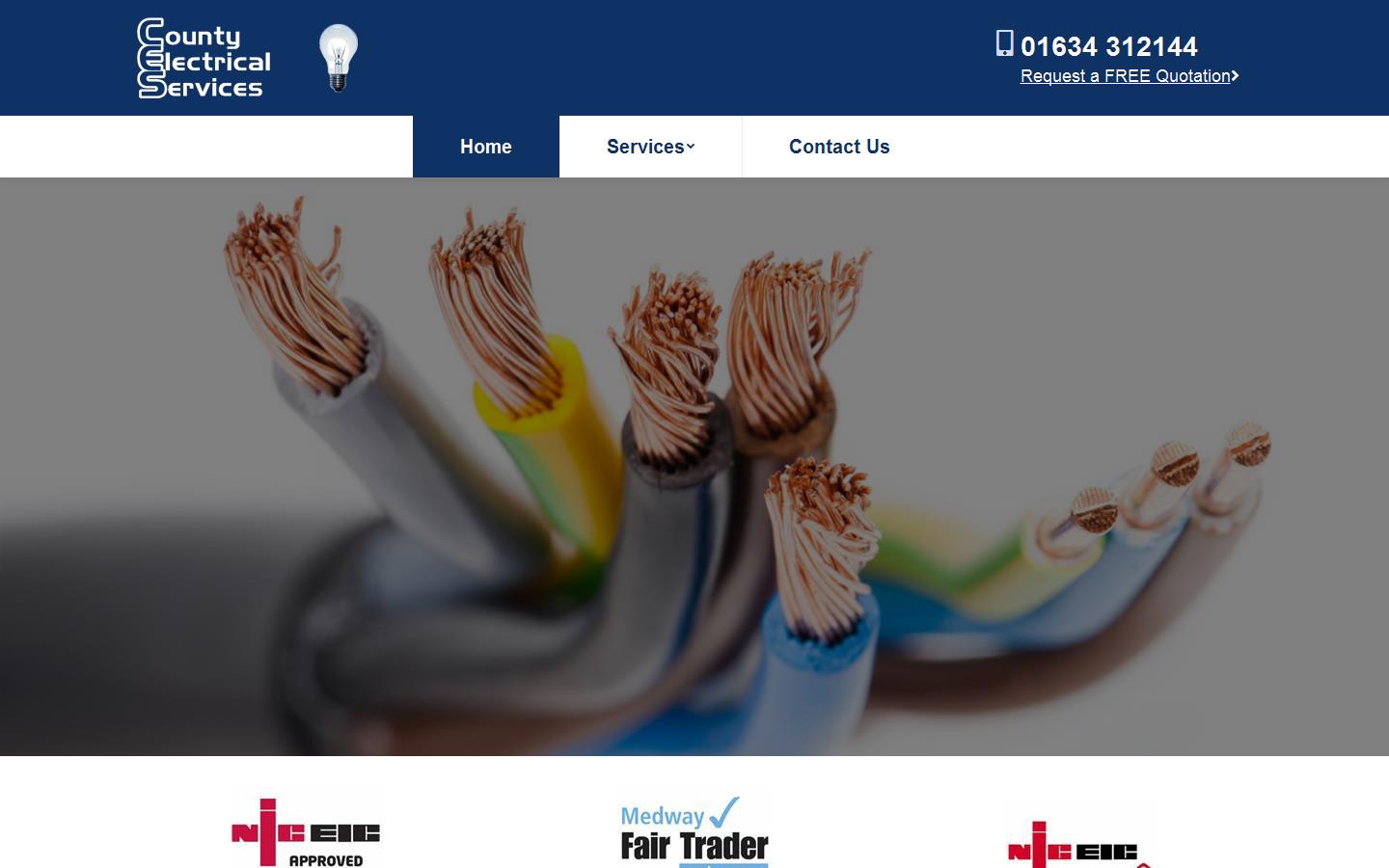 County Electrical Services Ltd Website