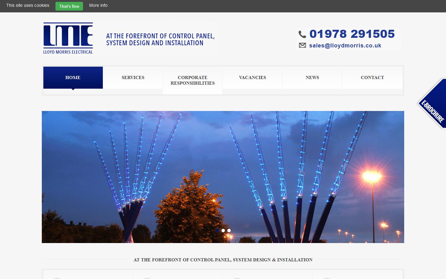 Lloyd Morris Electrical Website