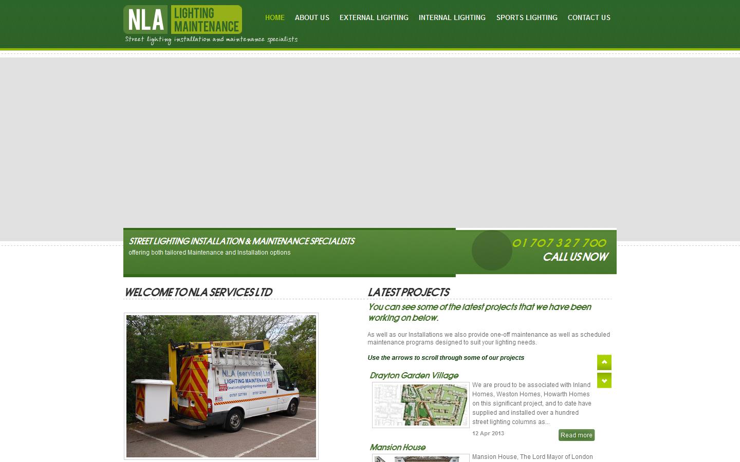 N L A Services Ltd Website