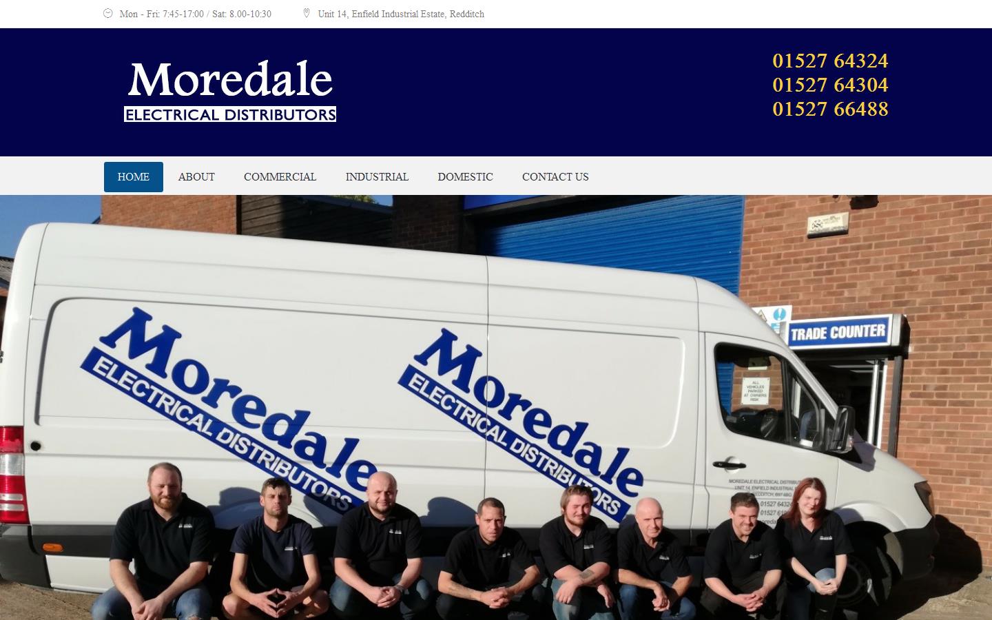 Moredale Electrical Distributors Ltd Website