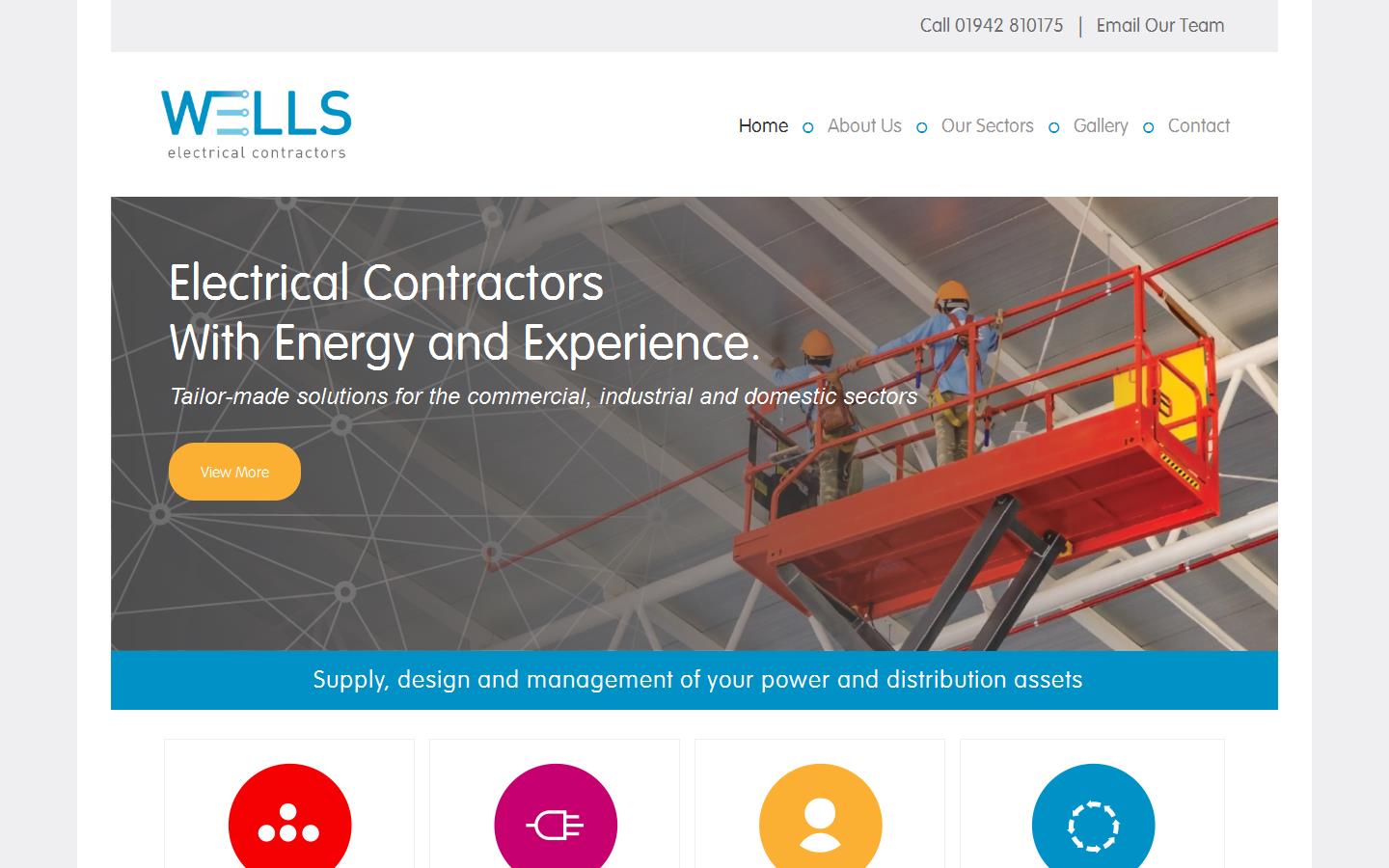Wells Electrical Contractors Ltd Website