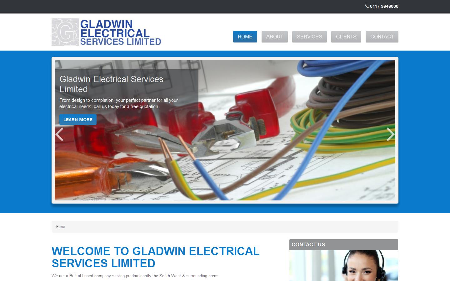 Gladwin Electrical Services Ltd Website