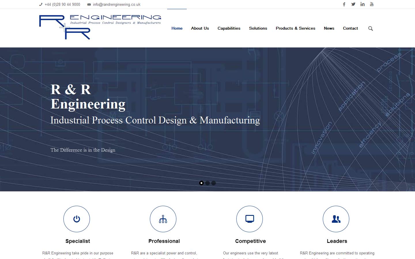 R & R Engineering Website