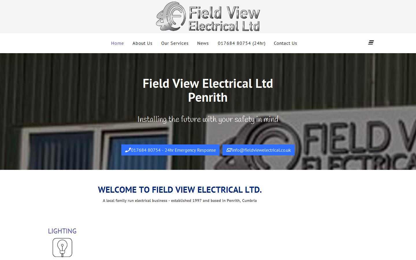 Field View Electrical Ltd Website