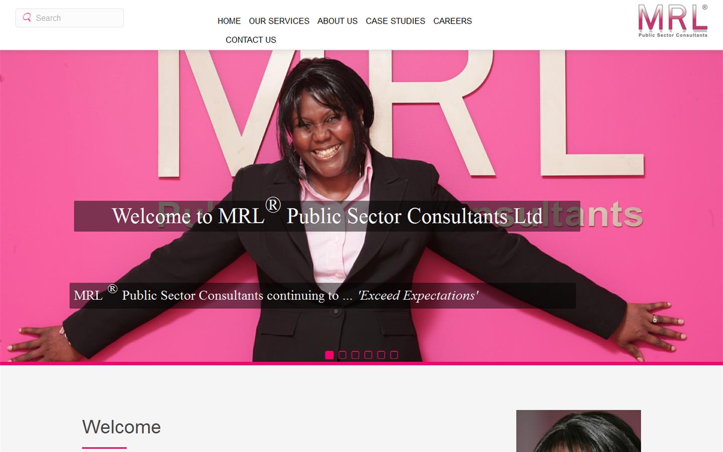 M R L Public Sector Consultants Website
