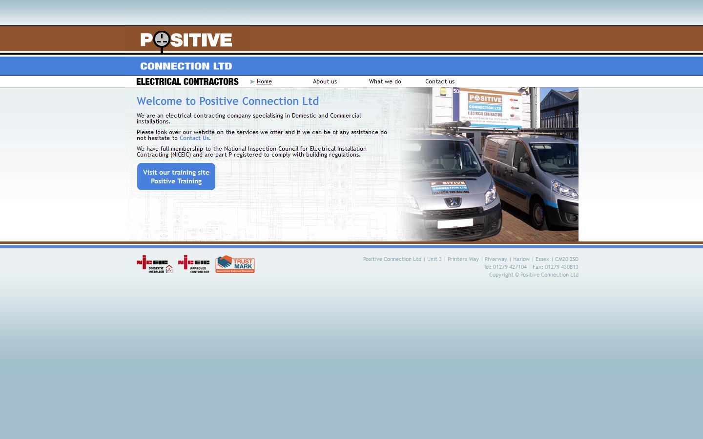 Positive Connection Ltd Website