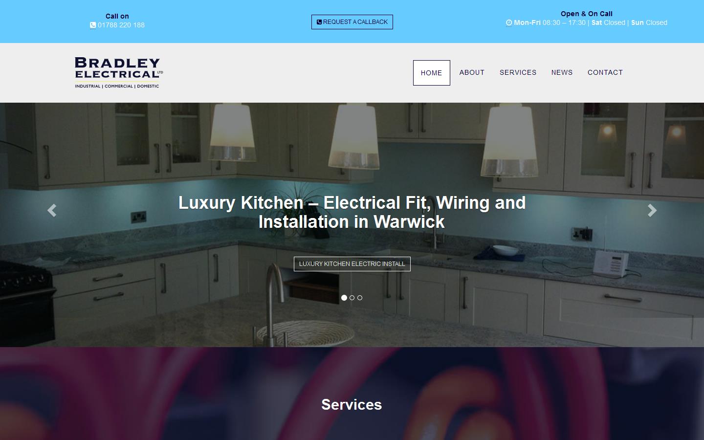 Bradley Electrical Website