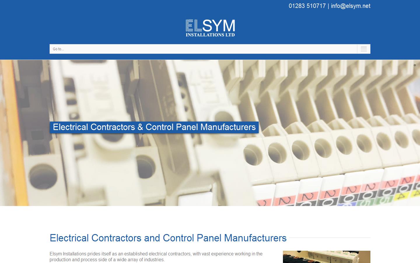 Elsym Installations Website