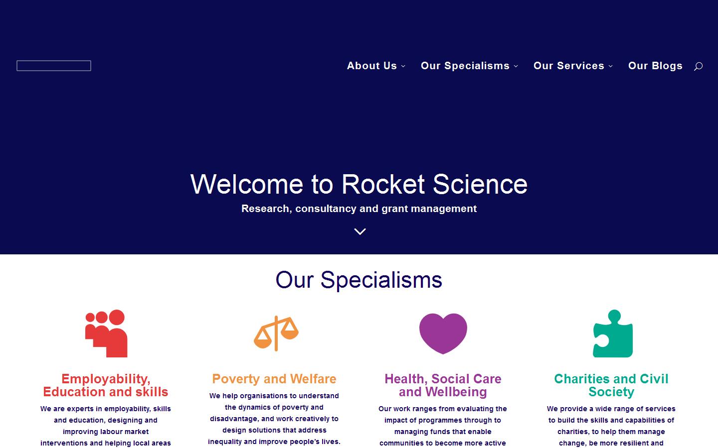 Rocket Science Website