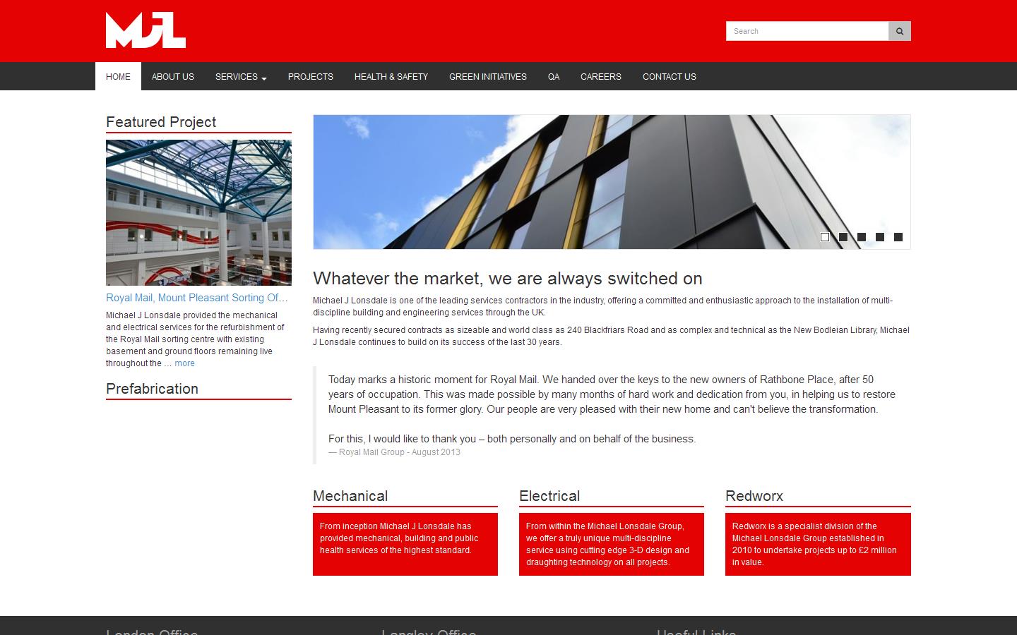 Michael J Lonsdale Ltd Website