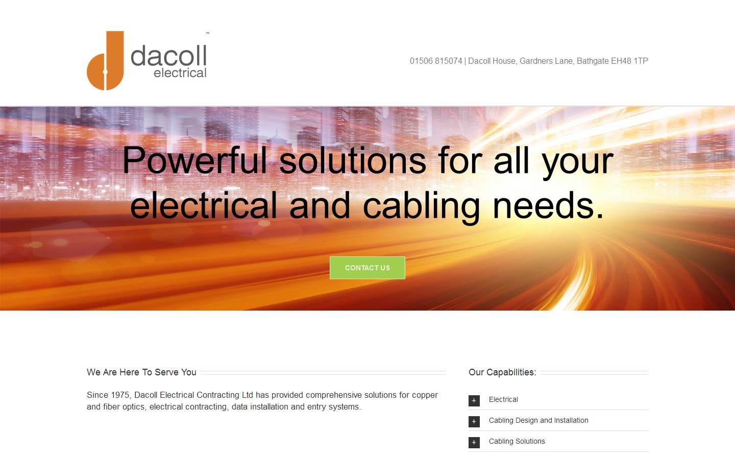 Dacoll Electrical Contracting Ltd Website