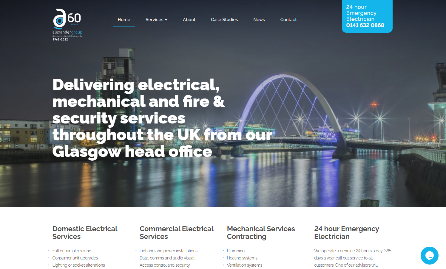 A Alexander & Son Electrical Ltd Website