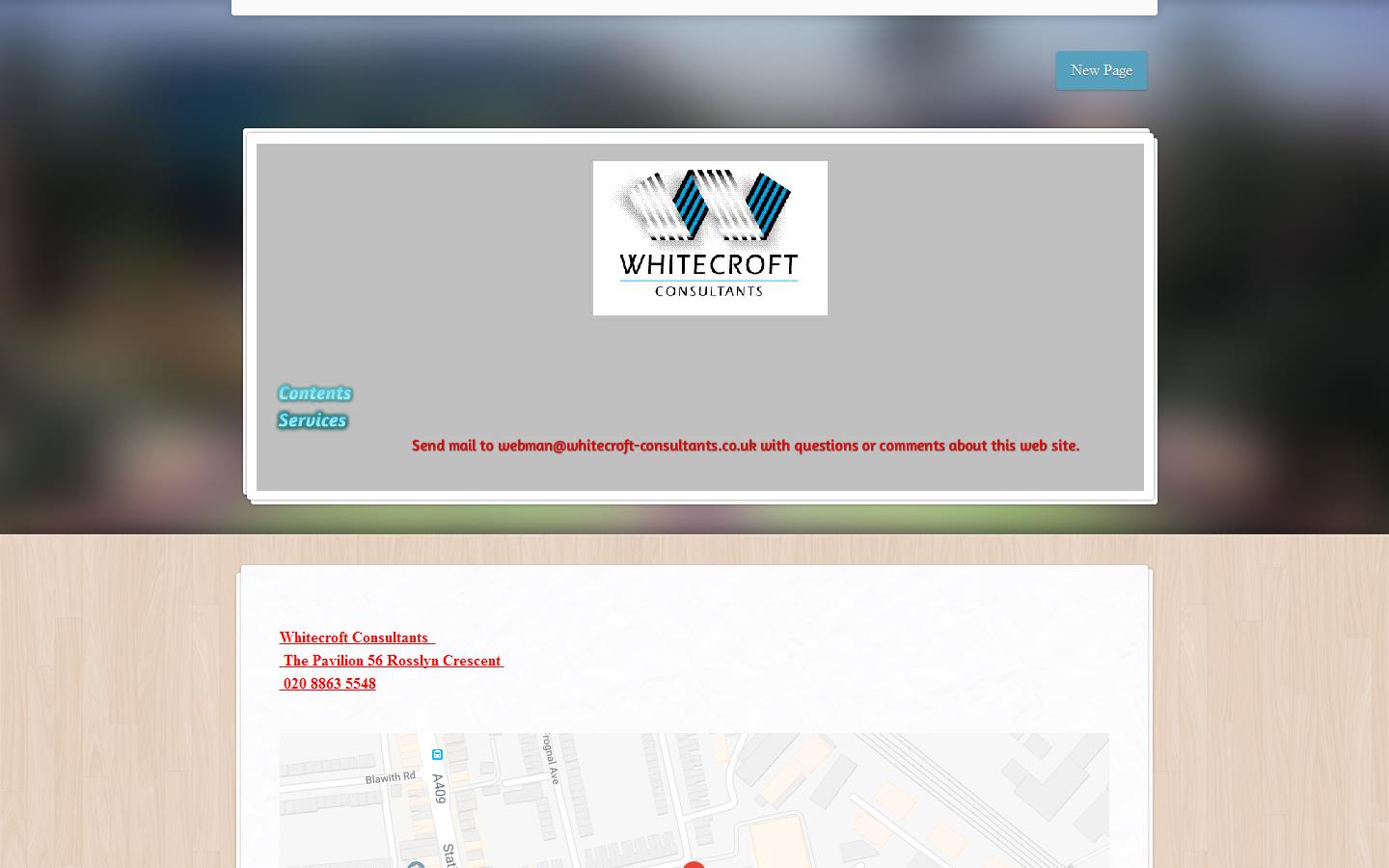 Whitecroft Consultants Website