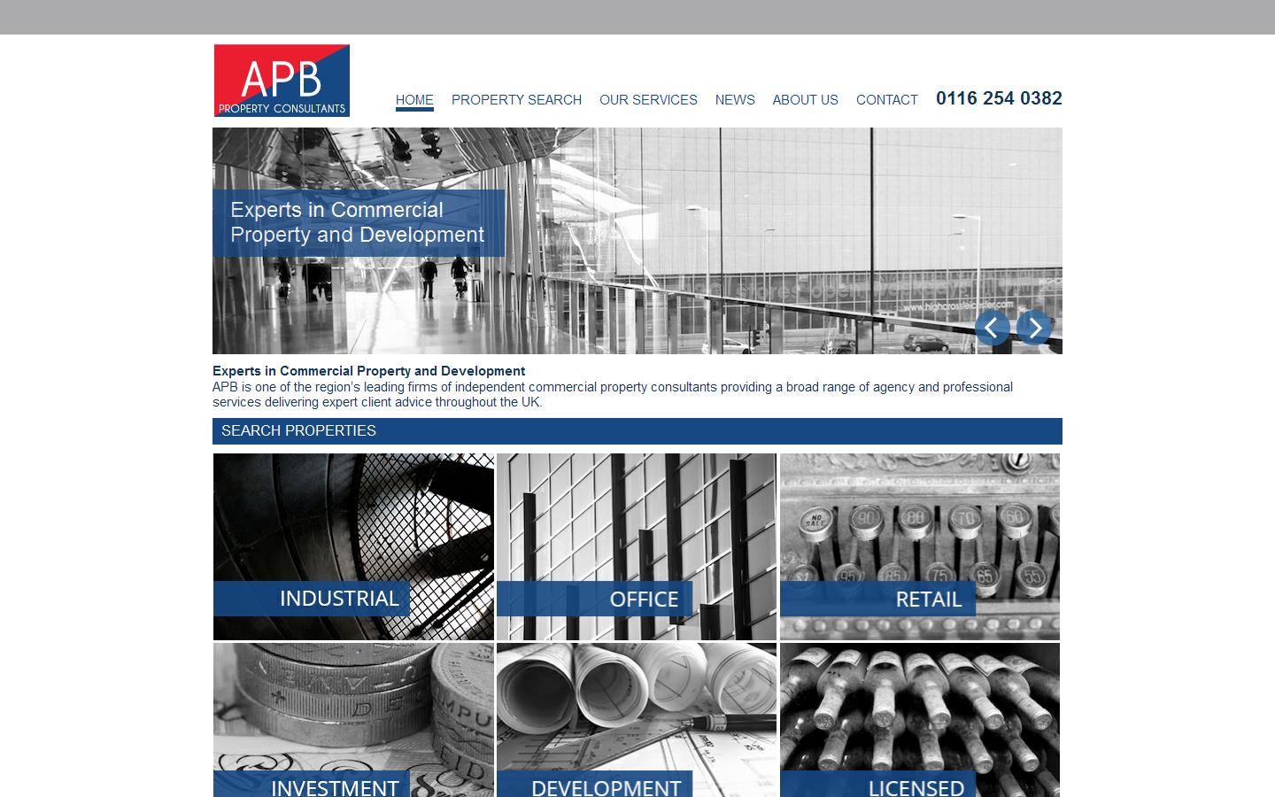 A P B Leicester LLP Website