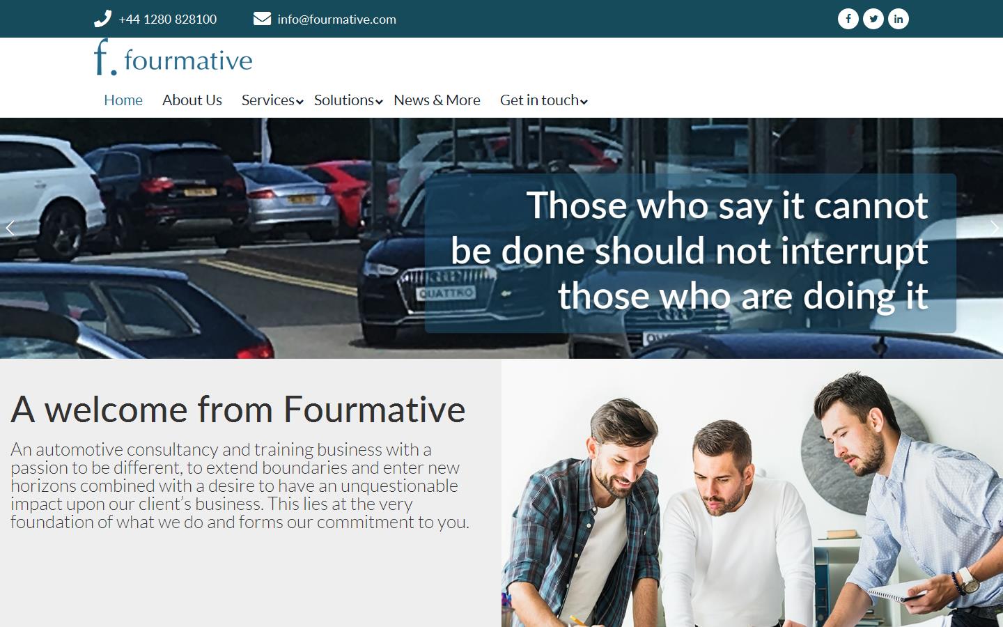 Fourmative Ltd Website