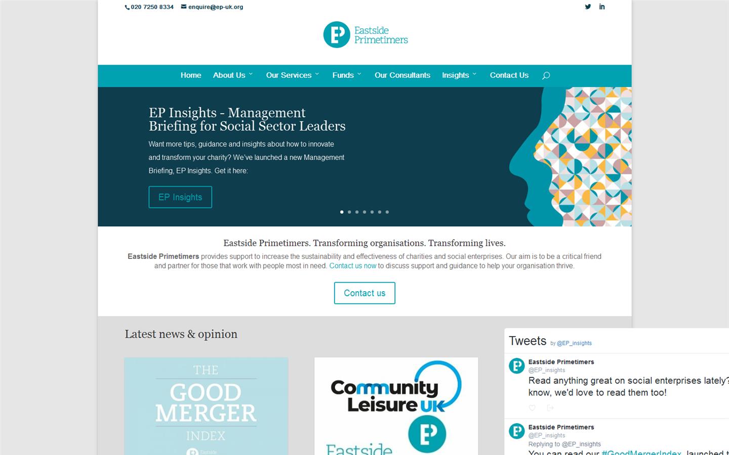 Eastside Primetimers Website