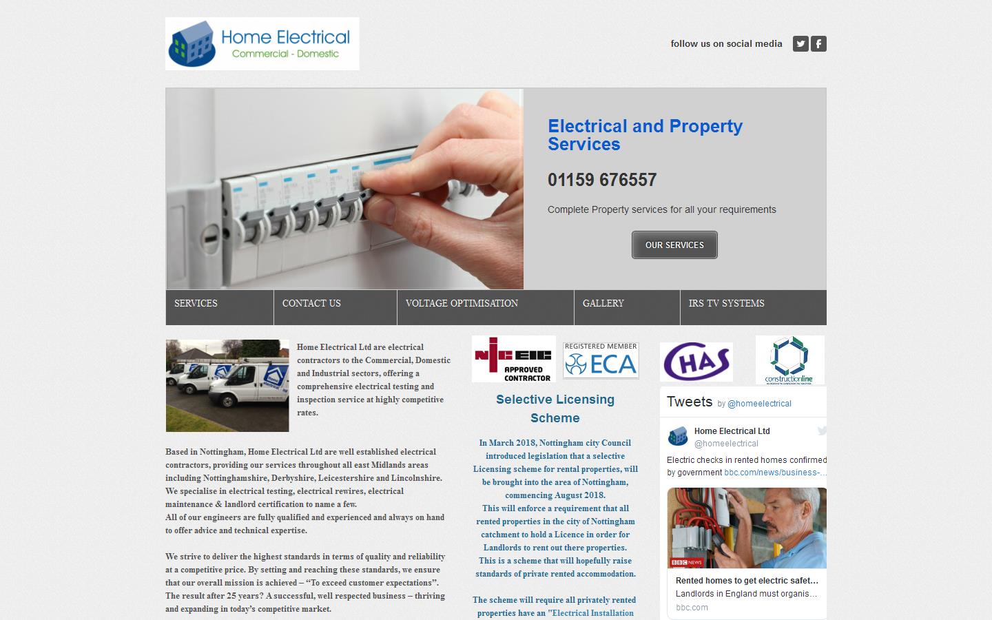 Home Electrical Website