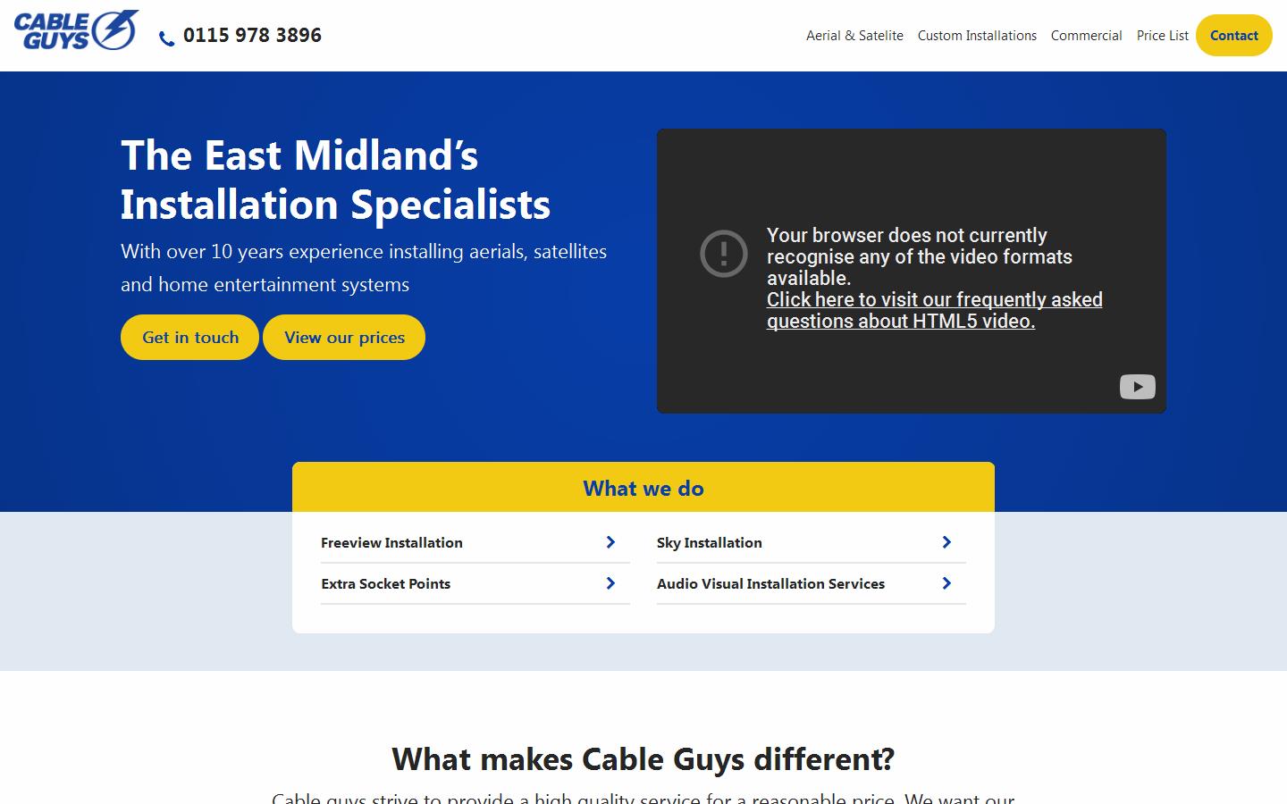 Cable Guys Website