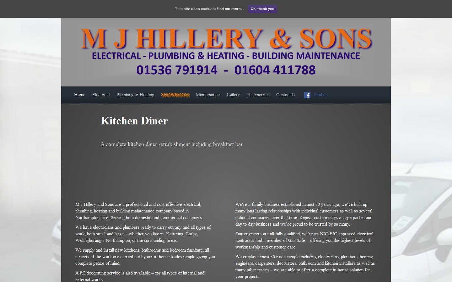 M J Hillery & Sons Website