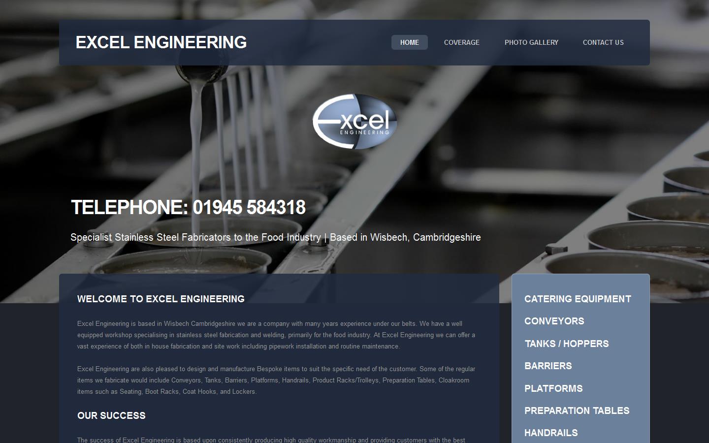 Excel Engineering Website