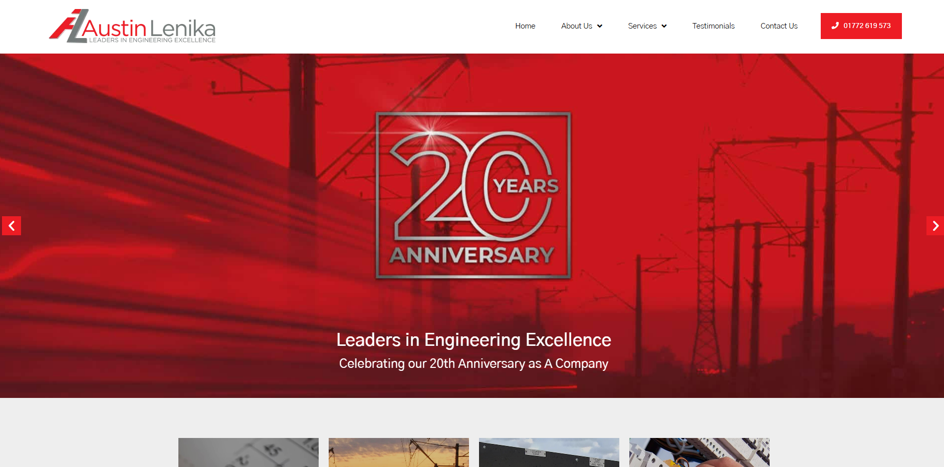 Austin Lenika Project Services Ltd Website