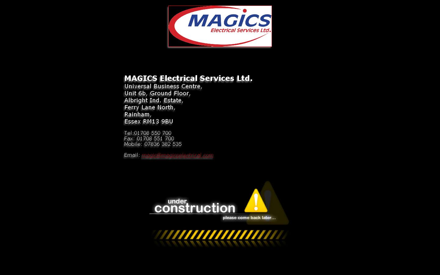 Magics Electrical Services Ltd Website