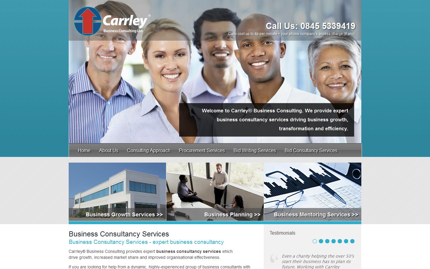 Carrley Business Consulting Ltd Website