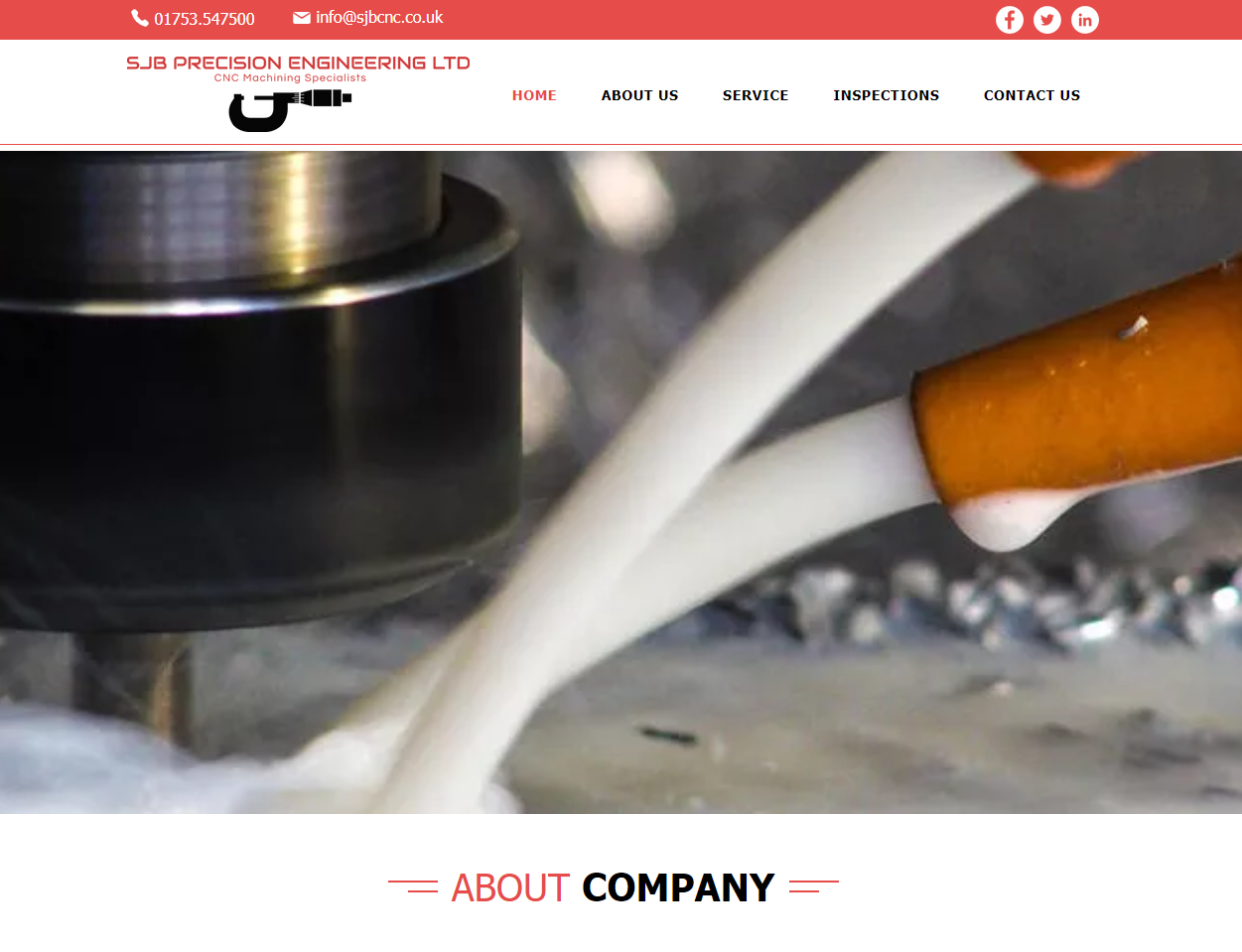 S J B Precision Engineering Ltd Website