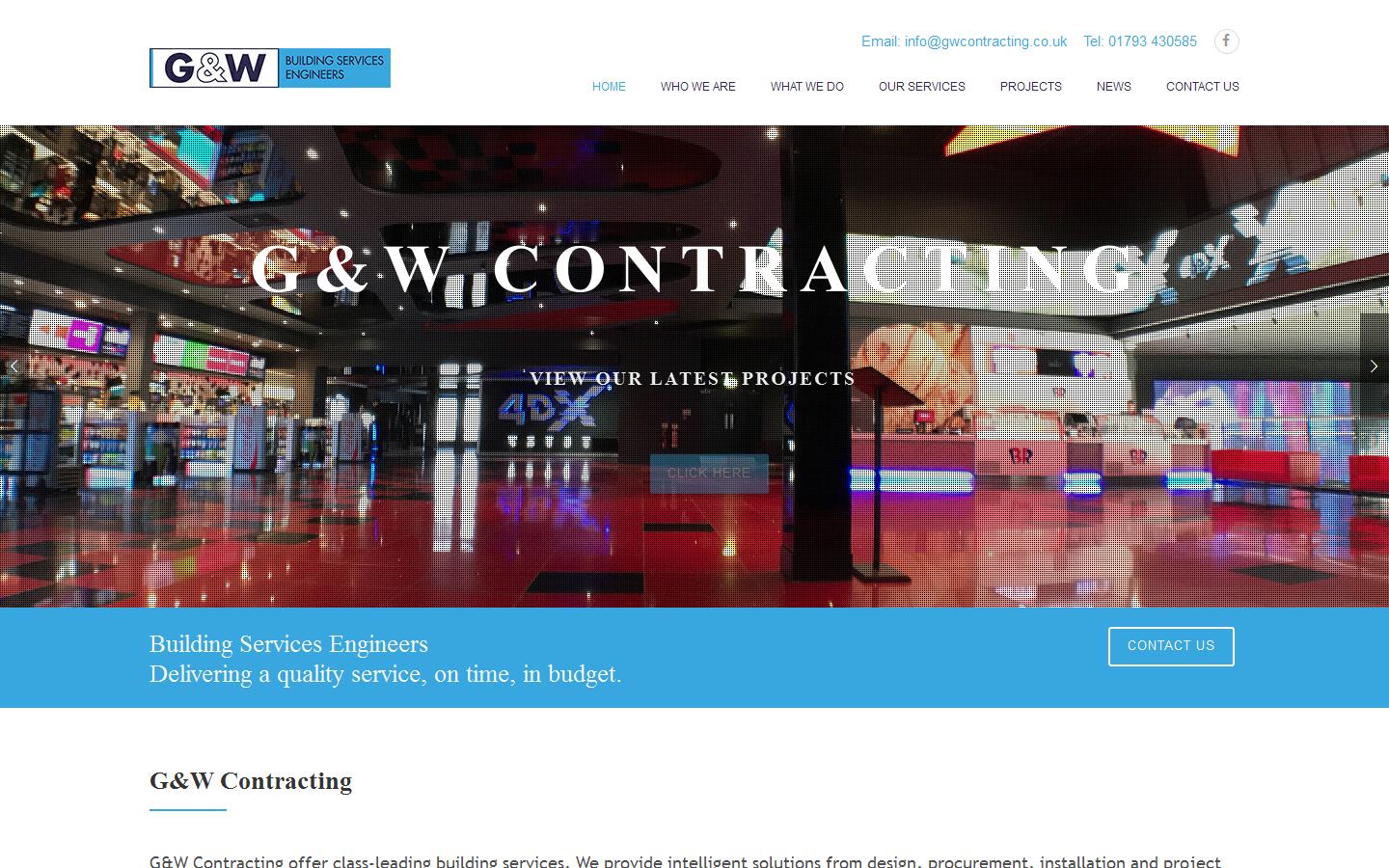 G & W Contracting Ltd Website