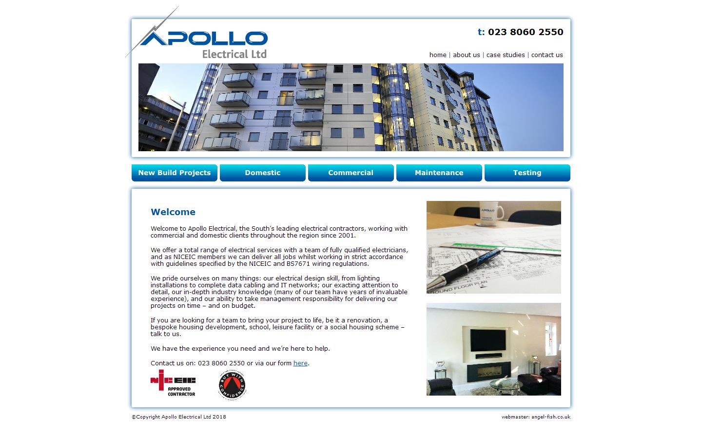 Apollo Electrical Ltd Website