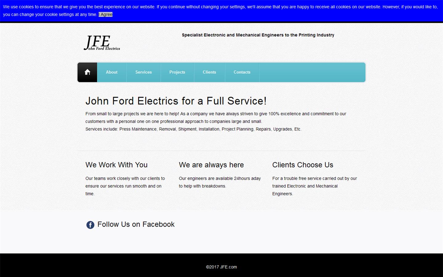 John Ford Electrics Website