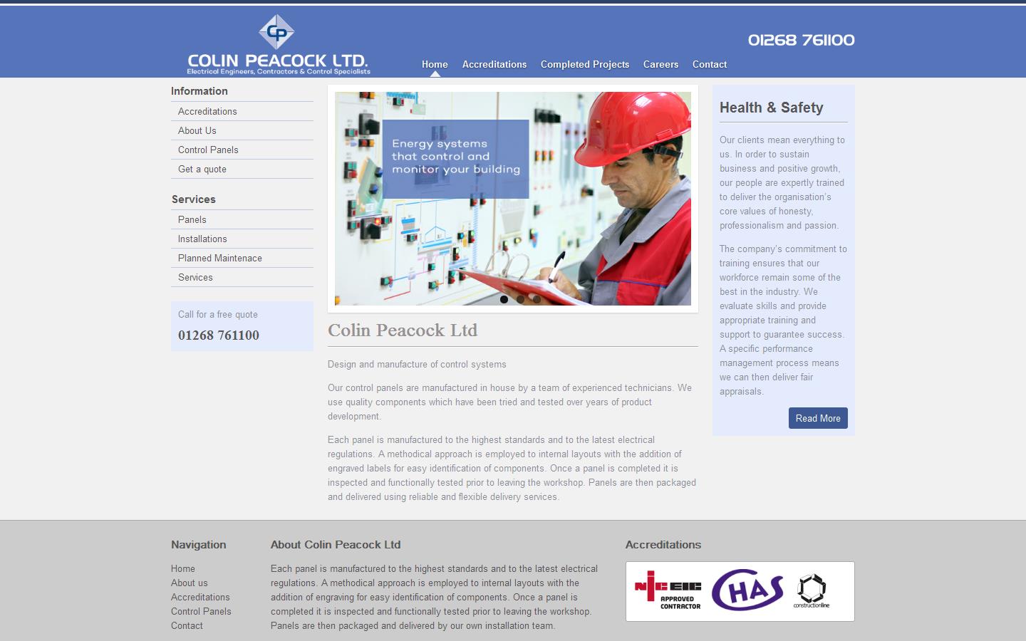 Colin Peacock Ltd Website