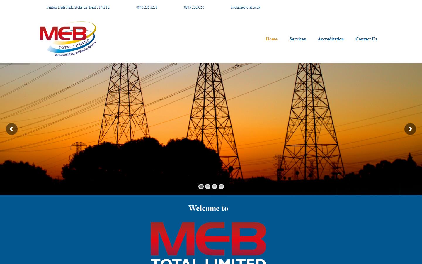 M E B Total Ltd Website