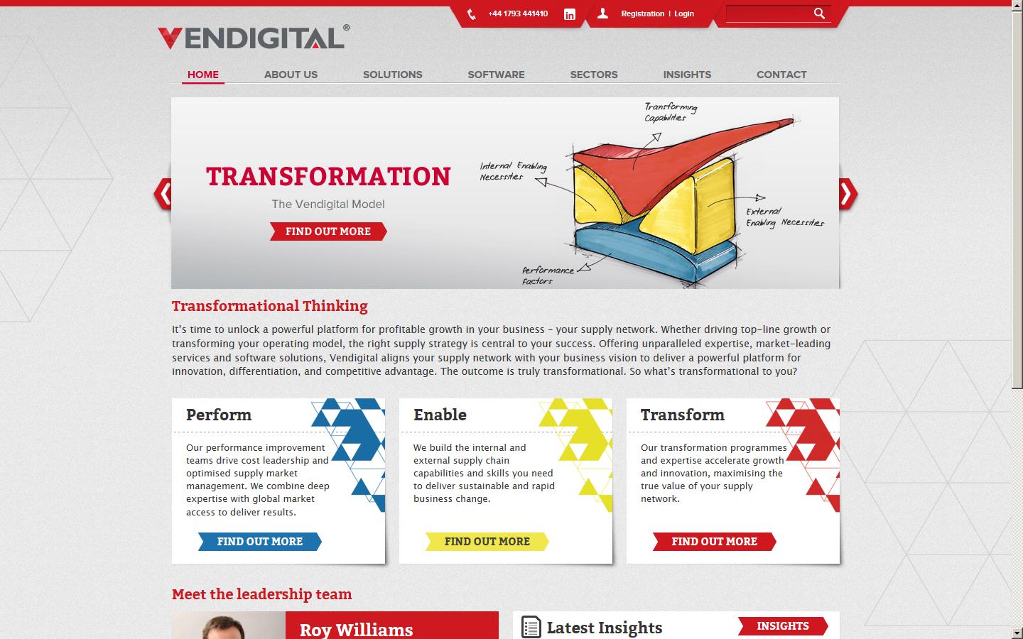 Vendigital Ltd Website
