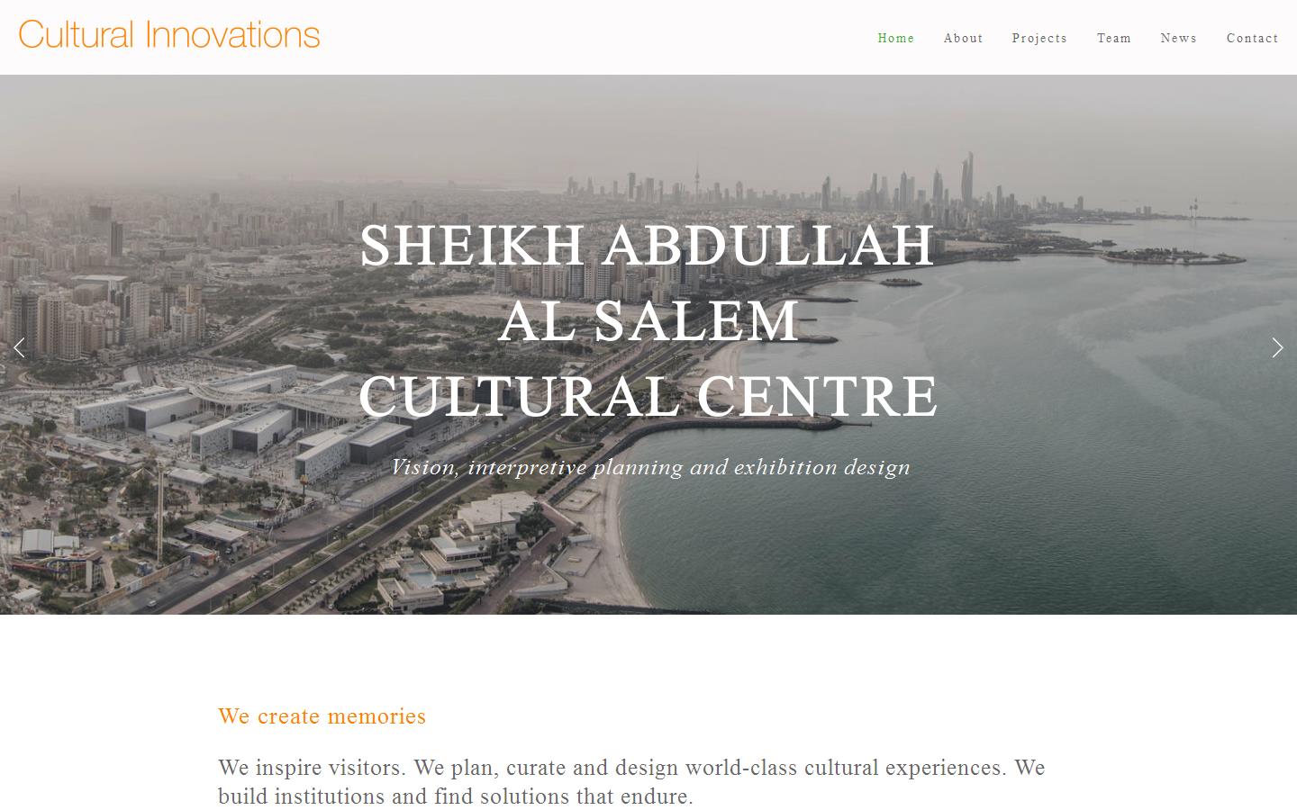 Cultural Innovations Website