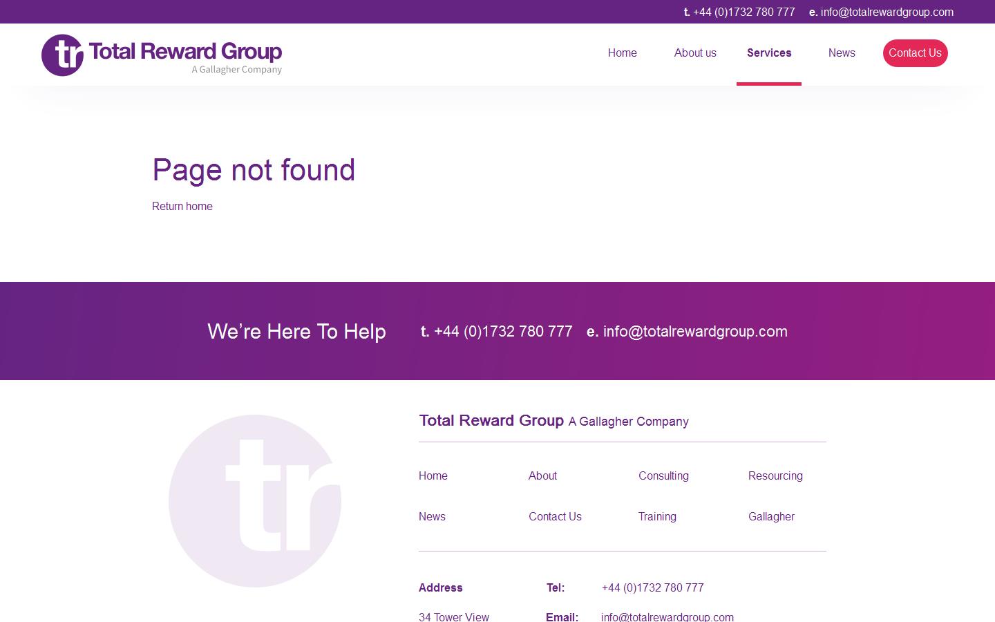 Total Reward Solutions Website