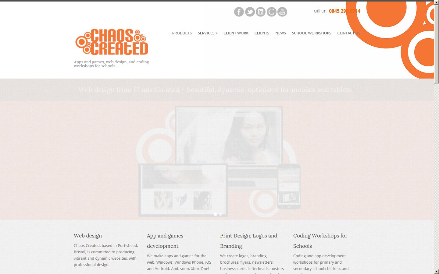 Chaos Created Website