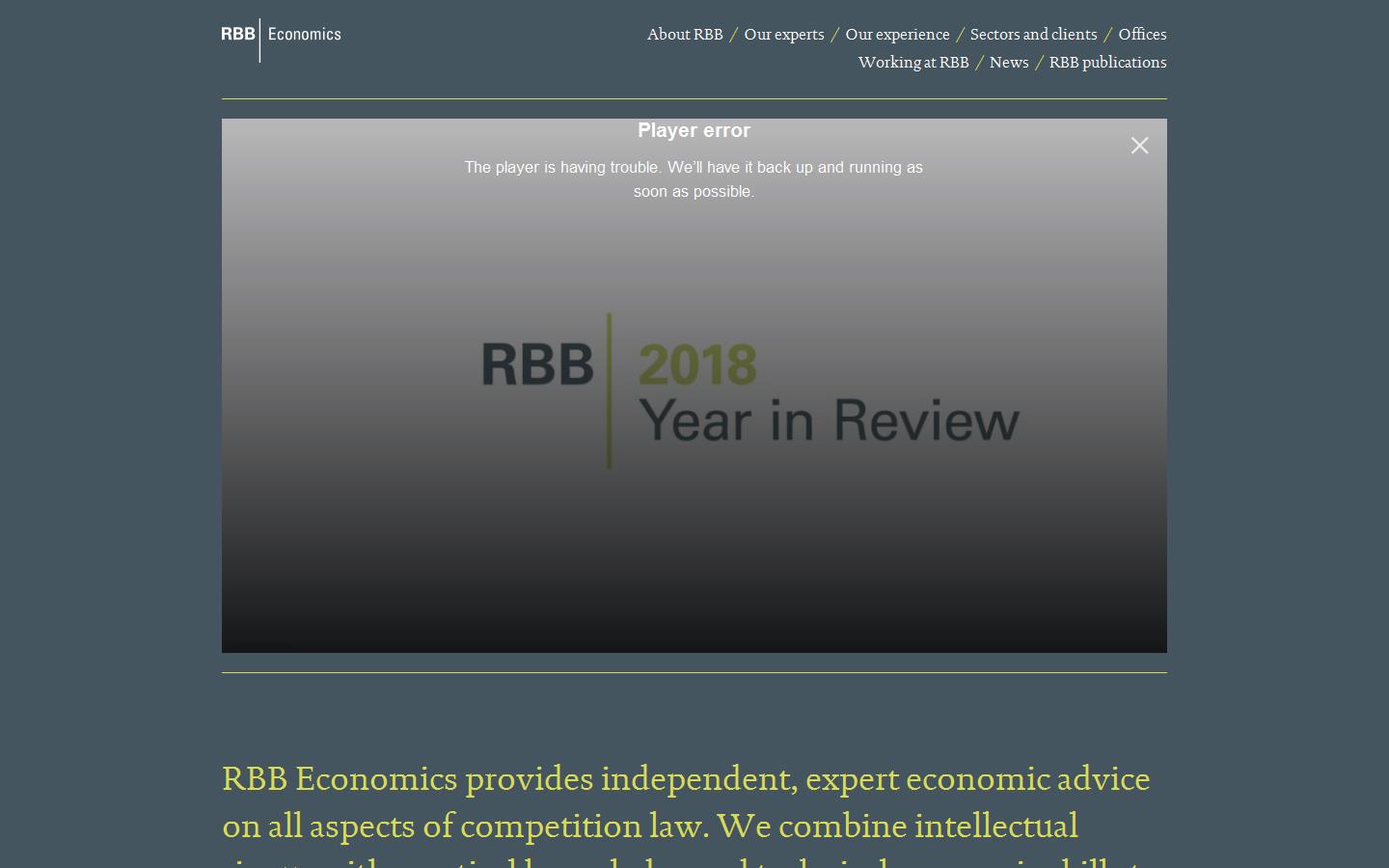 R B B Economics Website
