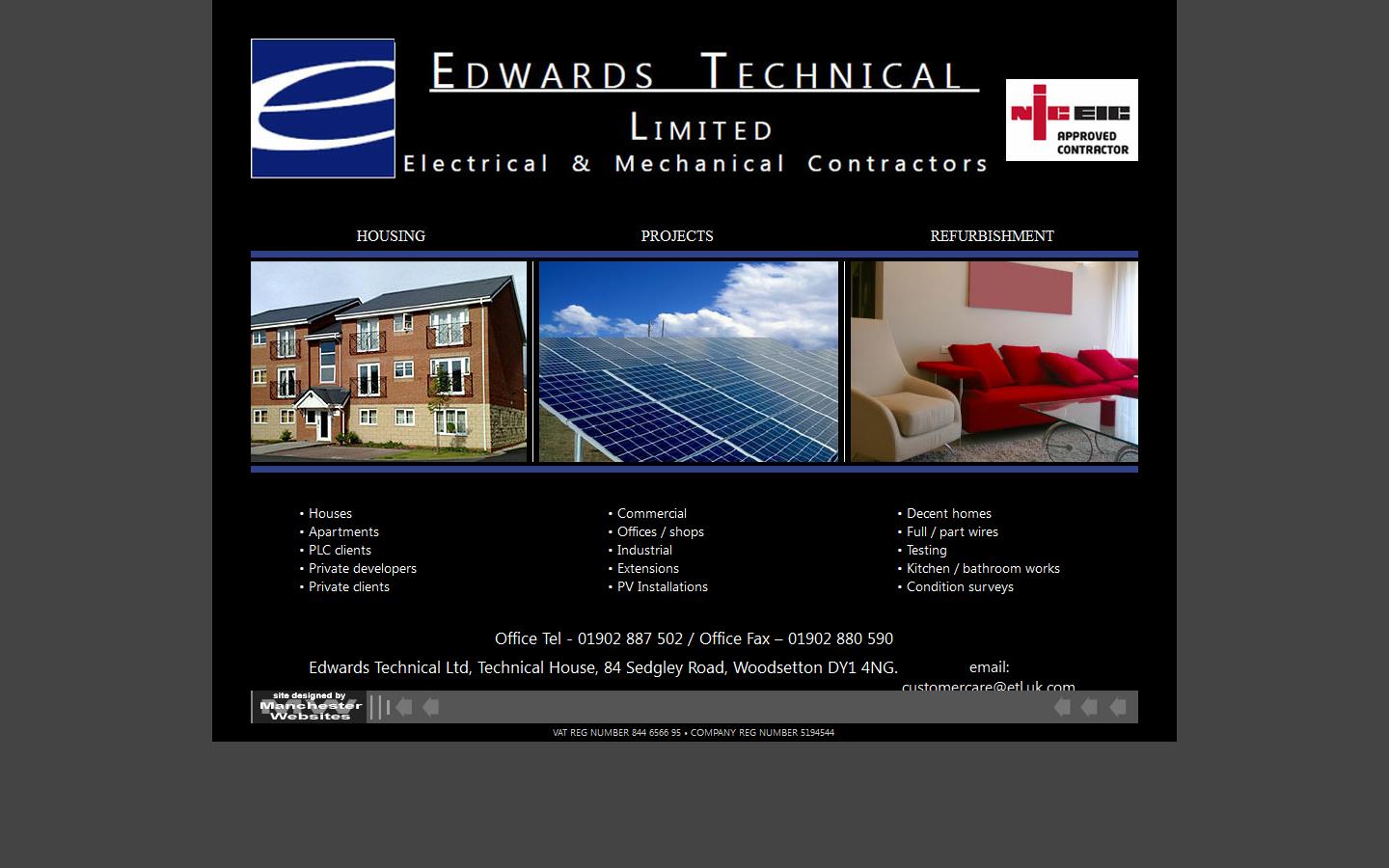 Edwards Technical Ltd Website