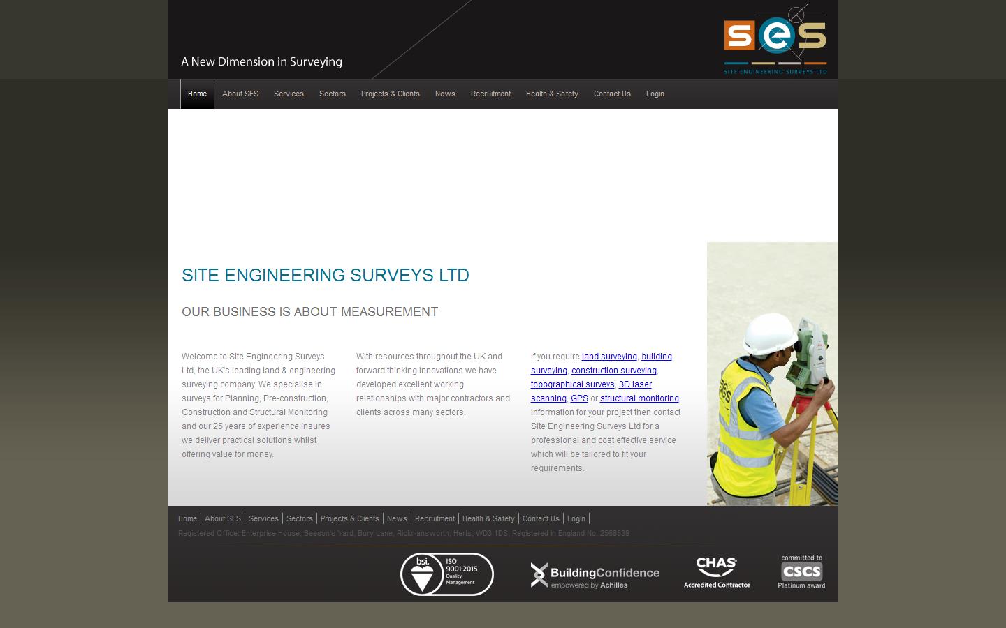 Site Engineering Surveys Ltd Website