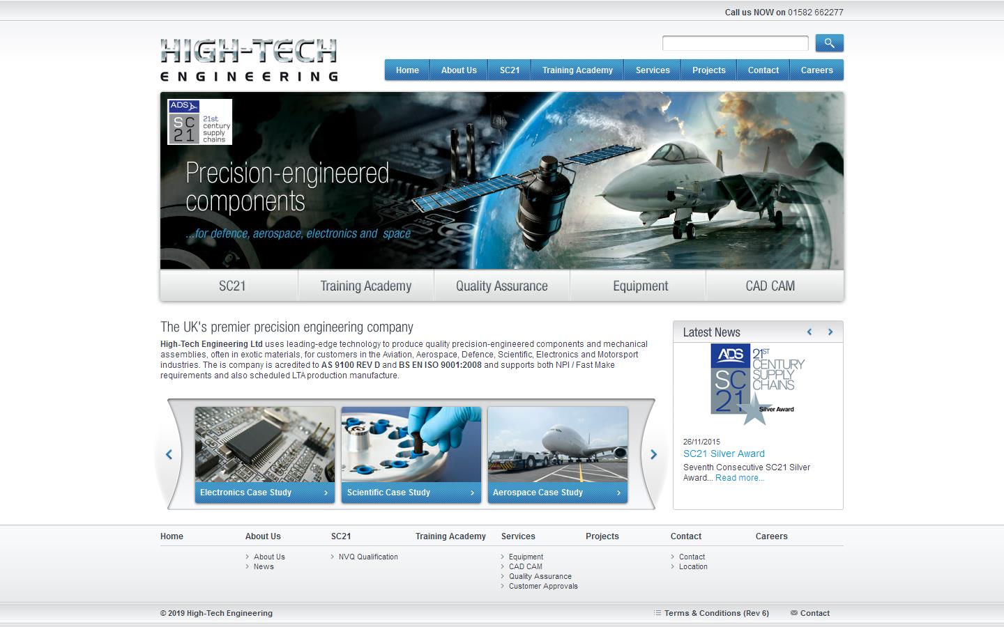 High-tech Engineering Website