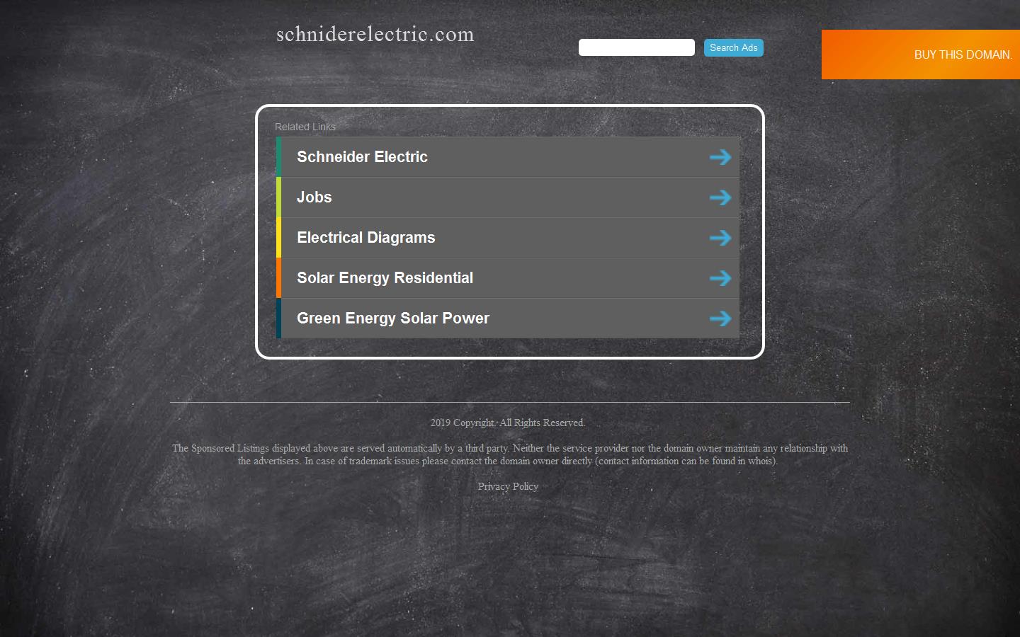 Schnider Electric Website