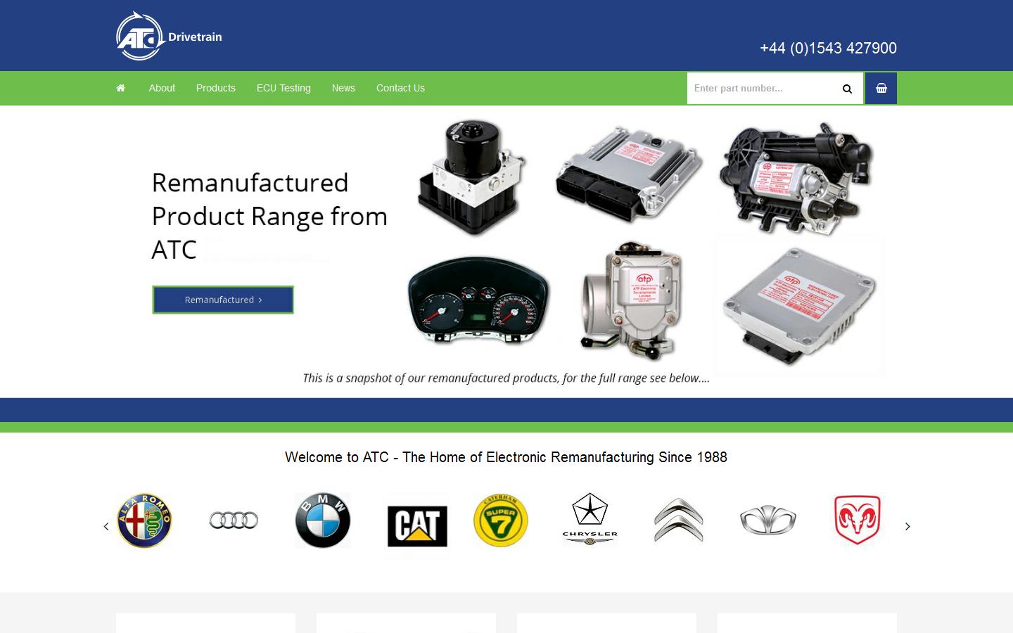 ATC Drivetrain UK Ltd Website