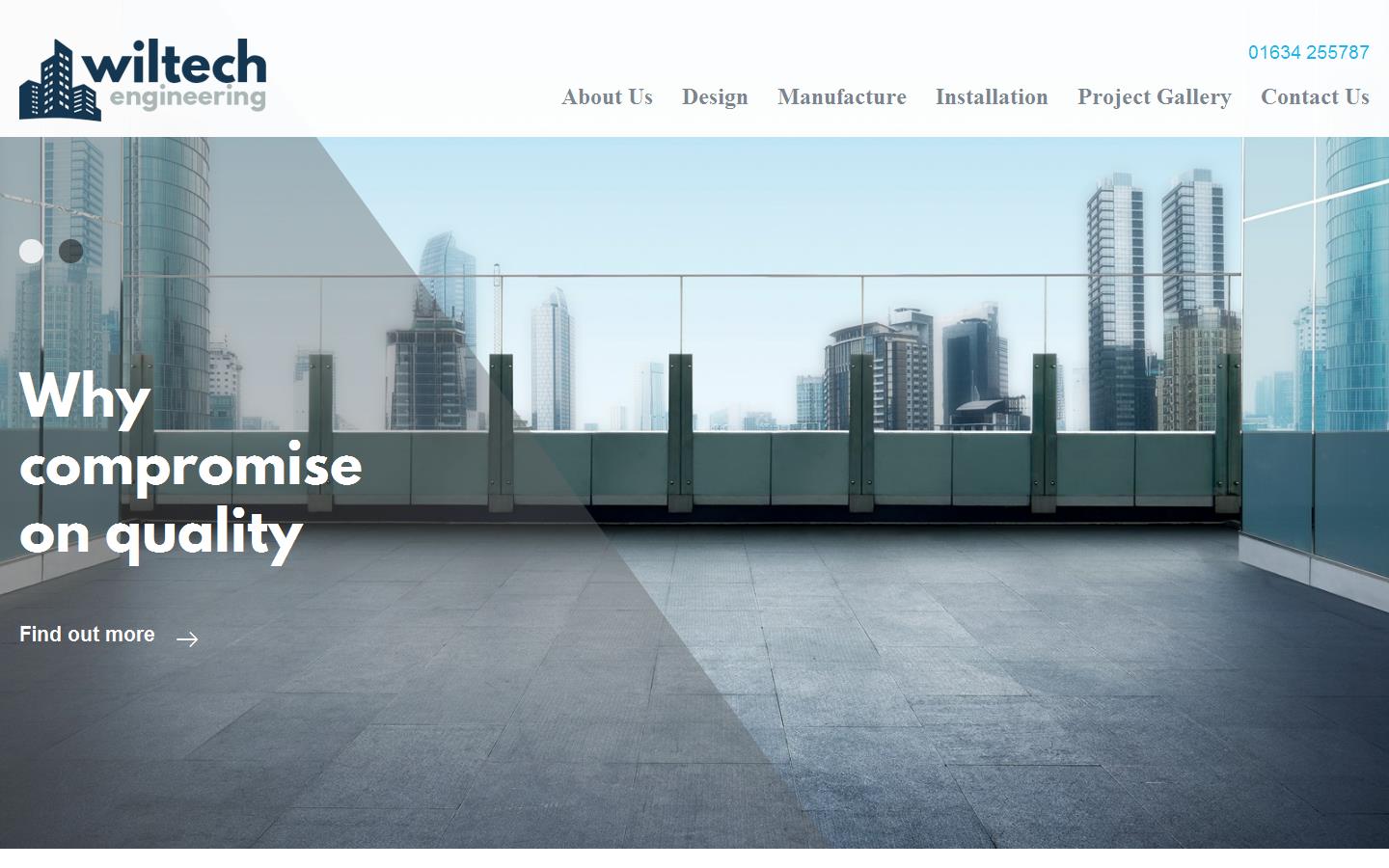 Wiltech Engineering Ltd Website
